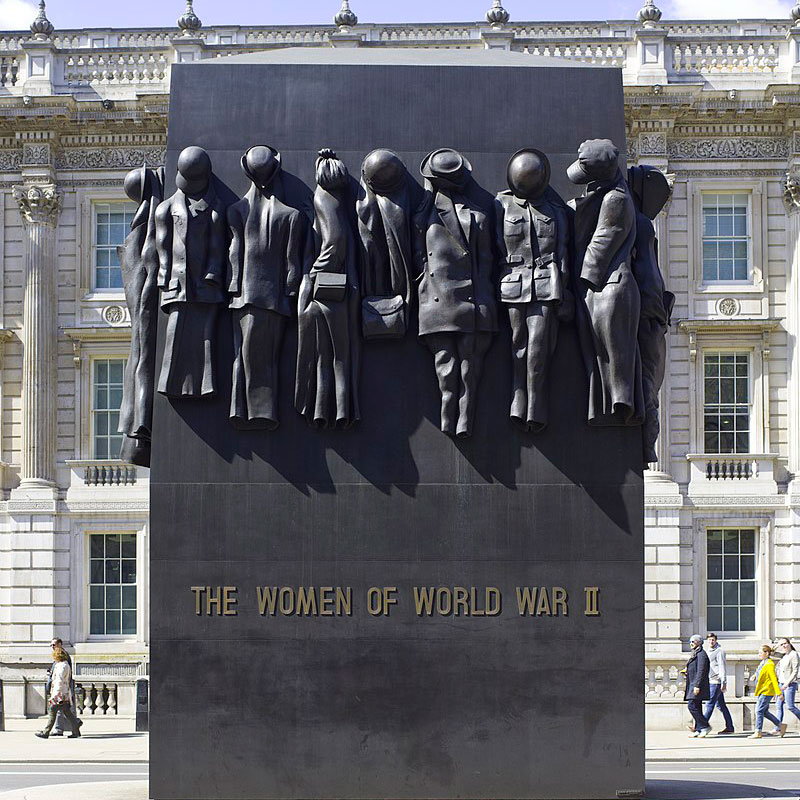 Bronze Statue of the Women Of World War 2