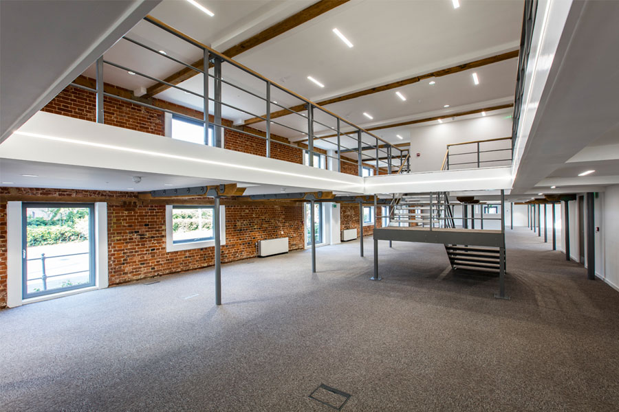 Internal Brickwork & Woodwork to The Old Maltings in Ipswich